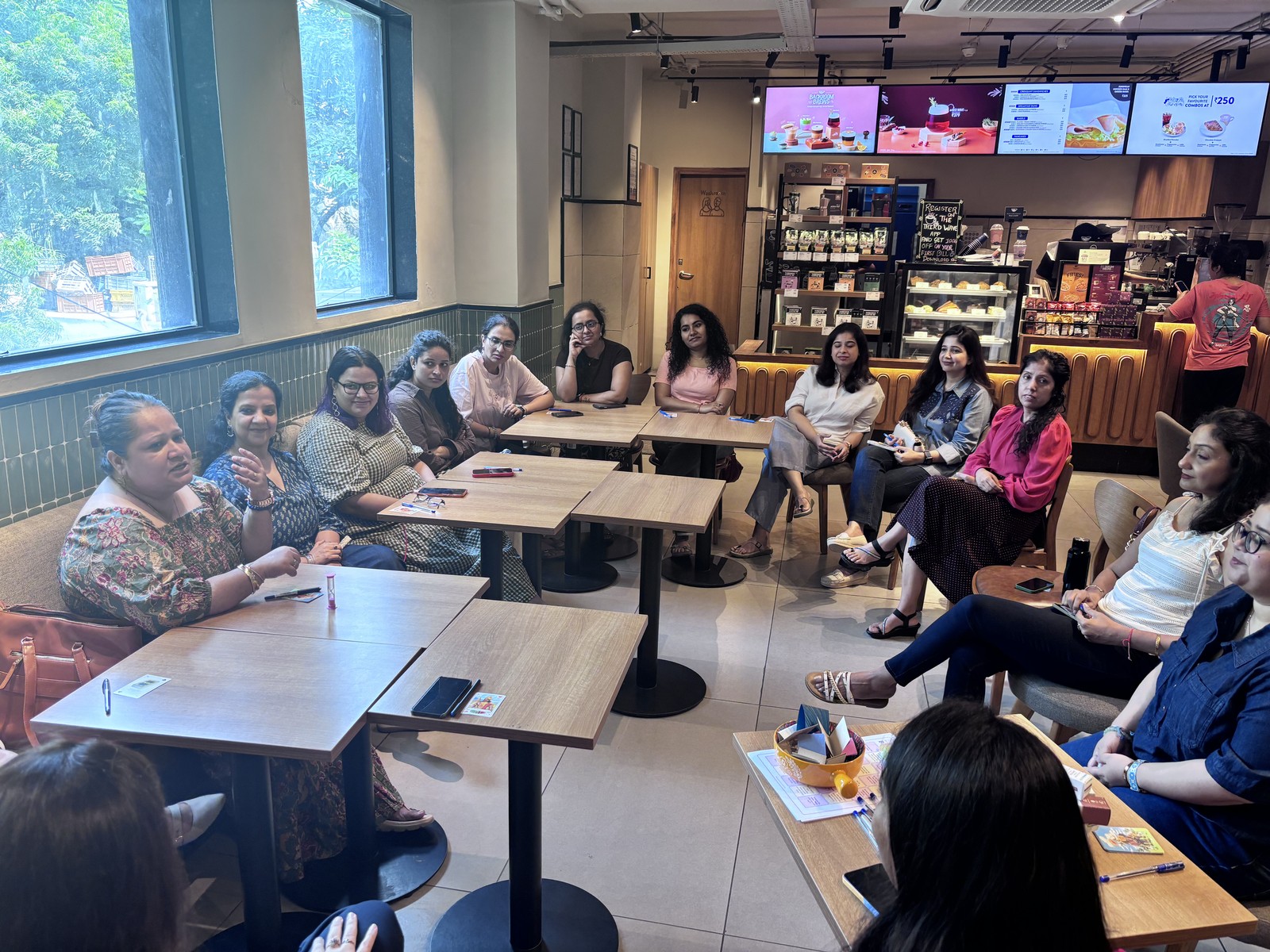 WITH Community meetup at a local cafe